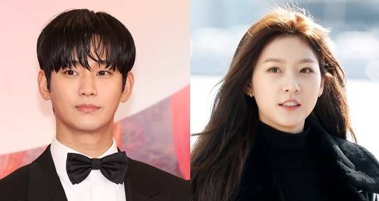 Actor Kim Soo-hyun, left, and late actor Kim Sae-ron [NEWS1]