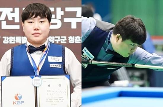 스누커 이대규(왼쪽)는 올해 3개 대회(국토정중앙배, 남원전국당구선수권, 대한체육회장배)를 석권, 2400만원의 상금을 받았고, 올해 최고의 한해를 보낸 조명우도 3개 대회(남원전국당구선수권, 경남고성군수배, 대한체육회장배)에서 우승, 종합대회 상금만 6000만원에 달한다. (사진=대한당구연맹)