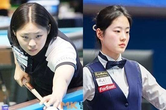 여자3쿠션에서는 김하은(왼쪽)과 허채원이 두차례씩 정상에 섰다. 우승상금은 각각 1600만원이다. (사진=MK빌리어드뉴스 DB, 대한당구연맹)