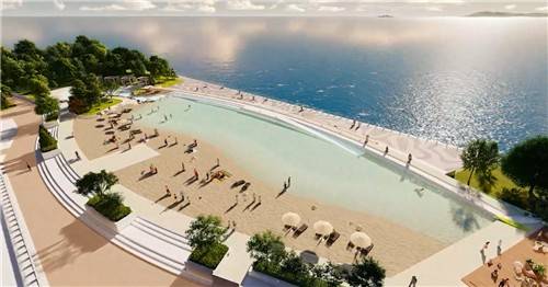 인공해변 조감도 [인천경제자유구역청 제공. 재판매 및 DB 금지]