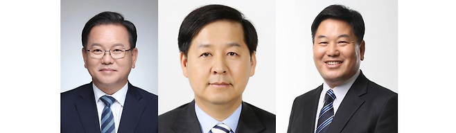사진 왼쪽부터 김부겸 전 국무총리, 구윤철 경제부총리, 홍의락 전 국회의원.
