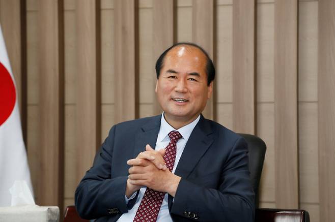 강영석 시장, 상주시 제공.