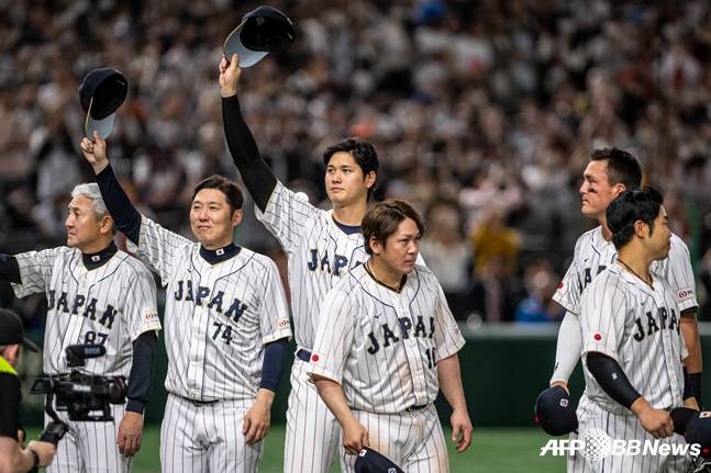 2023 WBC 당시 일본 야구 대표팀. /AFPBBNews=뉴스1