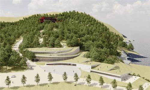 퐁피두 부산 분관이 들어서는 이기대 예술공원 내 오륙도 아트센터 예상도.  [부산시 제공. 재판매 및 DB 금지]