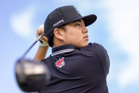 2002년생인 장유빈은 올해 KPGA 투어로 복귀해 반전을 노리고 있다. 쿠팡플레이 제공