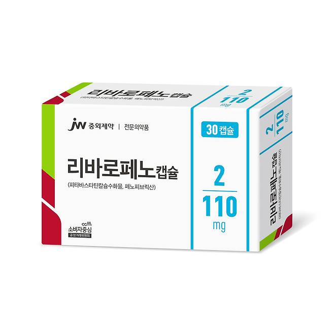 JW중외제약의 이상지질혈증 치료제 ‘리바로페노'./JW중외제약