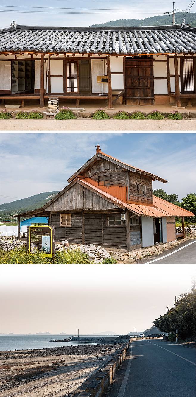 (위로부터)이청준 작가의 생가, 영화 ‘천년학’ 촬영지, 한승원 문학산책로