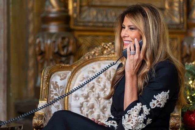 도널드 트럼프 미국 대통령의 부인 멜라니아 여사.  AP통신·뉴시스