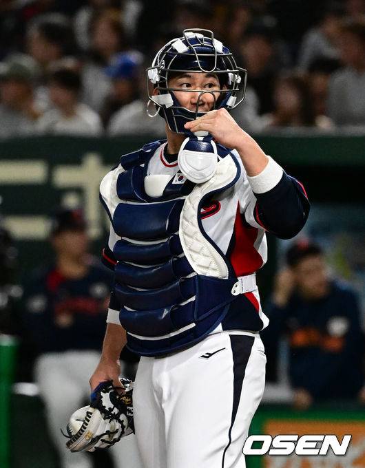 [OSEN=조은정 기자] 한국 야구 대표팀 최재훈. 2025.11.16 /cej@osen.co.kr