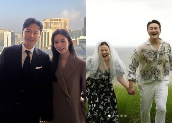 /사진=진태현 박시은 부부, 심진화 김원효 부부