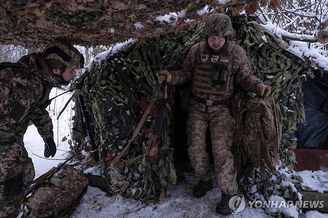우크라이나 병사들 [AP=연합뉴스] 2025.12.30