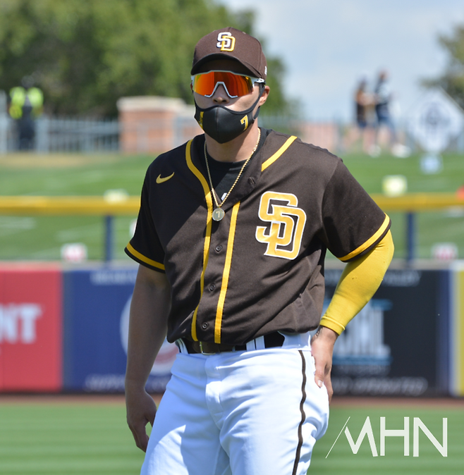 (코로나 시대였던 2021년 샌디에이고에 입단했던 김하성)