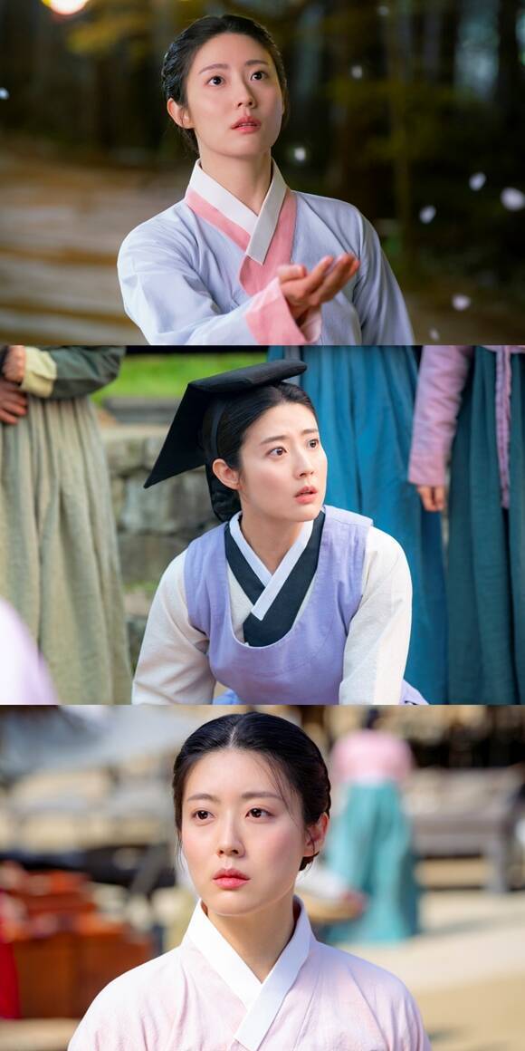 남지현은 '은애하는 도적님아'에서 의녀이자 길동이라는 이름의 도적 홍은조 역으로 열연한다. /KBS2