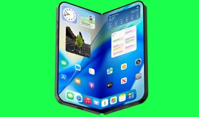 아이폰 폴드 렌더링 (출처=퓨처)