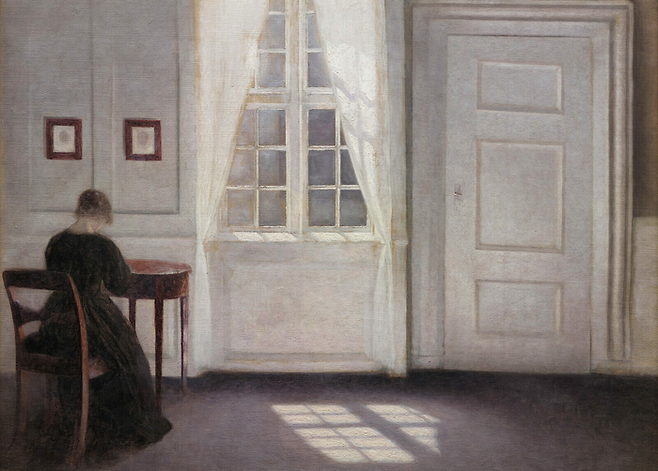 Vilhelm Hammershøi [Interior in Strandgade, Sunlight on the Floor], 1901 ©National Gallery of Denmark