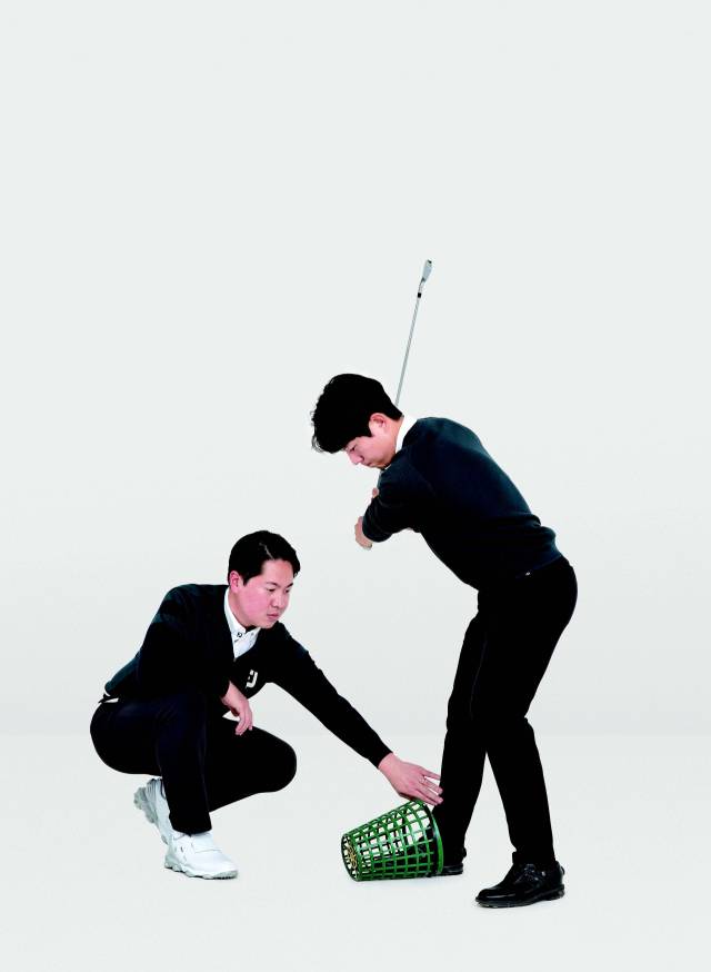 바구니를 이용하면 체중 이동에 관한 즉각적인 피드백을 얻을 수 있다.