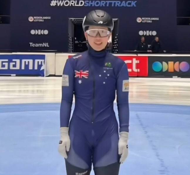 호주 쇼트트랙 국가대표 김효진. /사진=김효진 SNS 갈무리