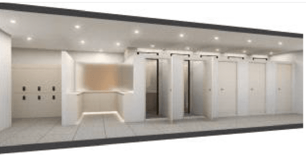 개방형 샤워장 투시도 (서울시 제공)