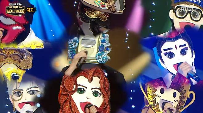 '복면가왕' 백발백중 명사수, 불난 위도우, 백수탈출, 인센스, 우승 트로피, 레드마우스, 팔색조, 동방불패, 꽃보다 향수