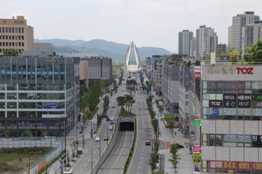 세종시 BRT도로 전경. 곽우석 기자