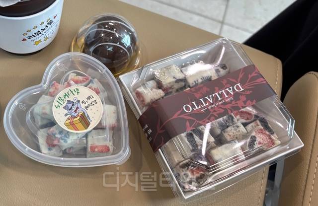 마시멜로, 분유, 버터를 넣어 만든 쫀득쿠키. 독자 제공