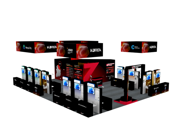 &nbsp;‘CES 2026 전시회’ 통합강원관 부스. 원주의료기기산업진흥원