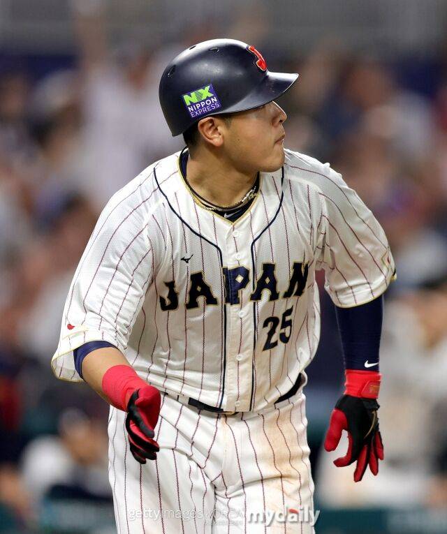 일본 국가대표 시절의 오카모토 카즈마./게티이미지코리아