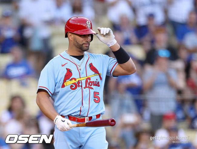 [사진] 세인트루이스 카디널스 시절 알버트 푸홀스. ⓒGettyimages(무단전재 및 재배포 금지)