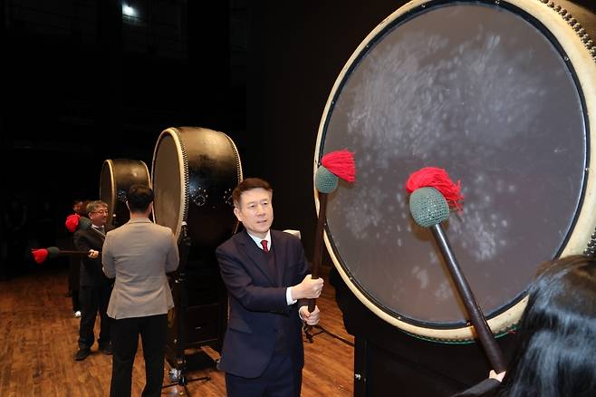포항시 2026 새해 다짐 미디어 대북 퍼포먼스.