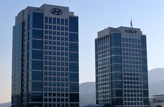 서울 서초구 양재동 현대자동차 본사 모습. 2025.1.23/뉴스1