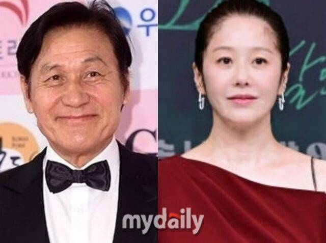 고 배우 안성기(왼쪽), 고현정 / 마이데일리