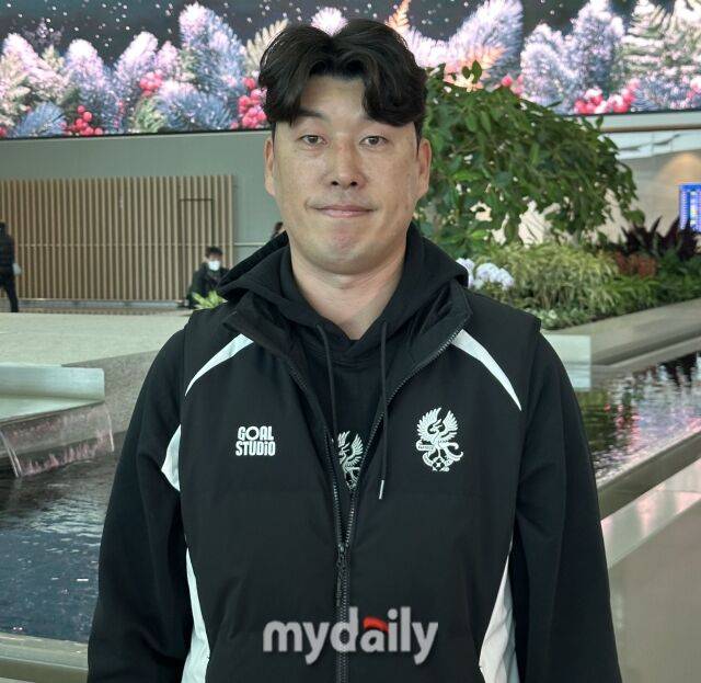 이정규 광주FC 감독./인천국제공항=노찬혁 기자
