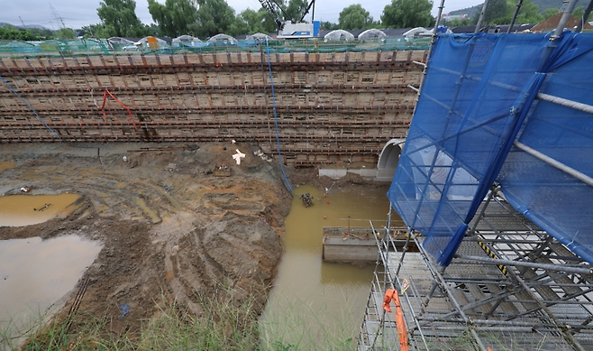 감전사고 발생한 광명 포스코이앤씨 고속도로 건설공사 현장 ⓒ연합뉴스