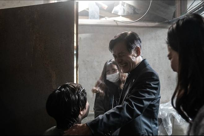 정지훈이 게재한 고 안성기와의 사진. 사진|정지훈 SNS