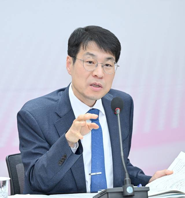 지난 5일 대구시 동인청사에서 열린 2026년 주요 업무계획 보고회에서 김정기 대구시장 권한대행이 발언하고 있다. 대구시 제공