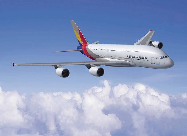 아시아나항공 A380 여객기(자료사진. 아시아나항공 제공).