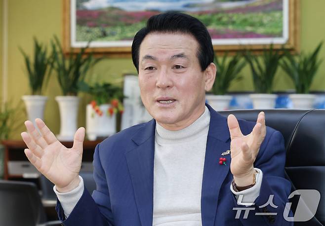 백성현 논산시장이 5일 개최된 새해 첫 간부회의서 공직기강 확립과 함께 주요 시정 사업의 안정적 마무리를 강조했다. 사진은 뉴스1 자료사진 ⓒ News1 김기태 기자