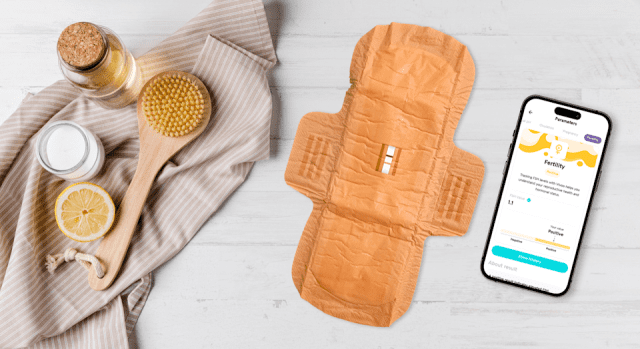 비부가 공개한 스마트 생리대 (사진=비부)