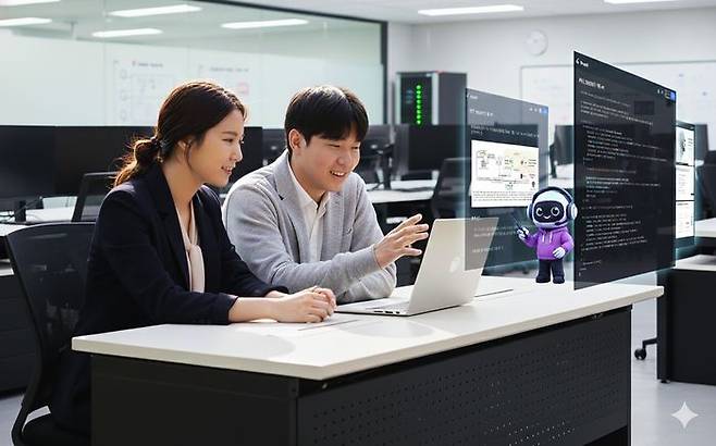 SK AX가 ‘AI 역량 인증 플랫폼’으로 고용노동부와 한국산업인력공단의 ‘기업자격 정부인정제’ 사업주 자격을 획득했다.ⓒSK AX