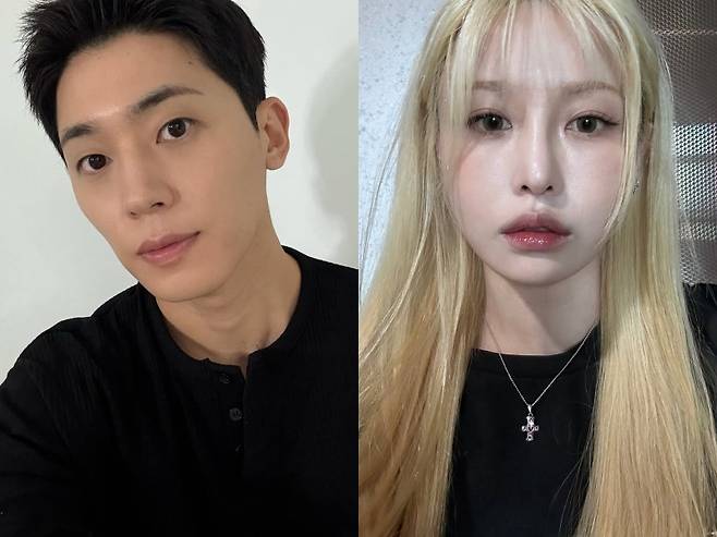 틴탑 창조(왼쪽)과 캐스퍼 / 사진=각 SNS