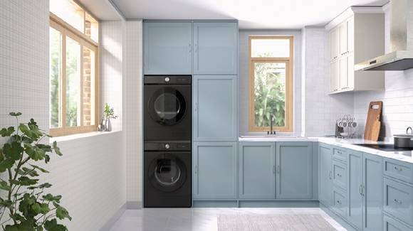삼성전자 고효율 세탁기와 건조기 라이프스타일 이미지  [사진=삼성전자]