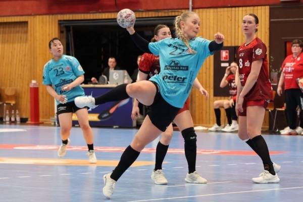 사진 2025/26 시즌 독일 여자 핸드볼 분데스리가 튀링어와 벤스하임 경기 모습, 사진 출처=튀링어