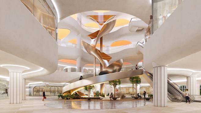 복합쇼핑몰 '스퀘어원 서울' 투시도 (설계 레스건축)/서부티엔디·코스닥협회