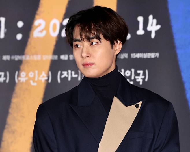 배우 조병규가 6일 오후 서울 용산구 CGV 용산아이파크몰에서 열린 영화 보이 언론배급시사회에 참석하고 있다. /사진=뉴시스