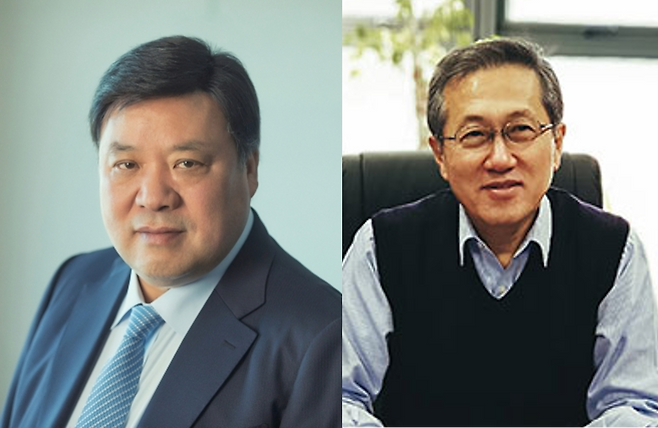 서정진 셀트리온 회장(왼쪽)과 박순재 알테오젠 대표. [셀트리온·알테오젠 제공]