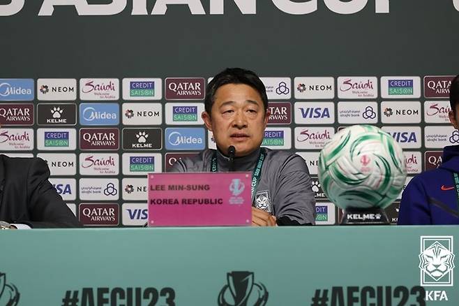 [서울=뉴시스] 이민성 감독. (사진=대한축구협회 제공) *재판매 및 DB 금지