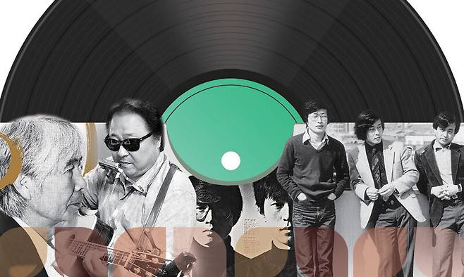 1970∼1980년대를 풍미했던 그룹 해바라기와 ‘오선과 한음’이 신곡을 내고 다시 활동을 시작한다. 밴드 산울림은 50주년 기념 프로젝트를 진행 중이며, 가수 최백호는 50주년 전국투어에 나선다. 전문가들은 “편하게 듣고 따라 부를 수 있는 노래가 시간이 지남에도 많은 사랑을 받으면서 예전에 활동했던 가수들에게 다시 활동할 수 있는 기회를 주고 있다”고 말했다.&nbsp;피아오니아·해바라기뮤직·지구레코드·뮤직 버스 제공