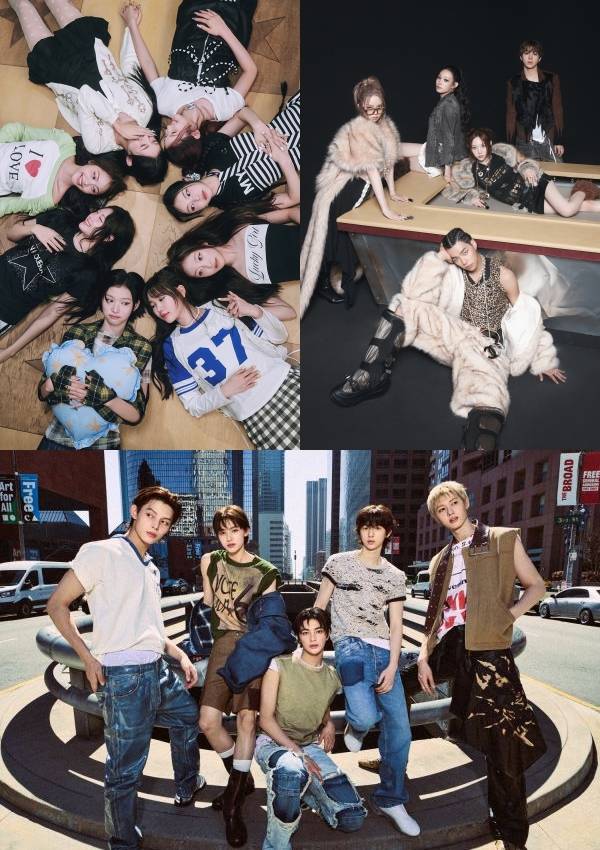 하츠투하츠, 올데이 프로젝트, 코르티스 / 사진=SM엔터테인먼트, 더블랙레이블, 빅히트 뮤직