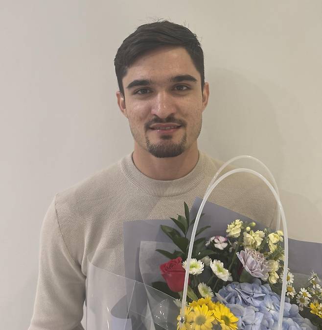 한국전력이 영입한 대체 아시아 쿼터 무사웰 칸  [한국전력 배구단 제공. 재판매 및 DB 금지]