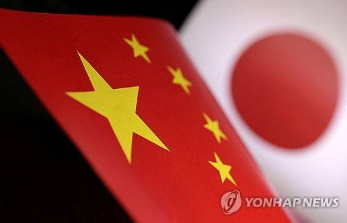 중국과 일본 국기 [로이터 연합뉴스 자료사진 재판매 및 DB 금지]
